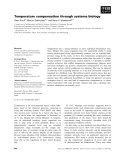 Báo cáo khoa học: Temperature compensation through systems biology