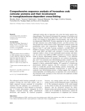 Báo cáo khoa học: Comprehensive sequence analysis of horseshoe crab cuticular proteins and their involvement in transglutaminase-dependent cross-linking