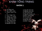 KHÁM TỔNG TRẠNG