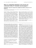 Báo cáo khoa học:  Effects of a tryptophanyl substitution on the structure and antimicrobial activity of C-terminally truncated gaegurin 4