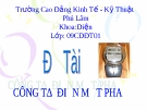 CÔNG TƠ ĐIỆN MỘT PHA
