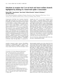 Báo cáo Y học:  Variations in receptor site-3 on rat brain and insect sodium channels highlighted by binding of a funnel-web spider d-atracotoxin