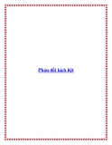 Phản đối kịch liệt