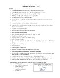 Ôn thi môn học PLC