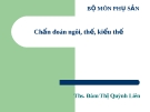 Chẩn đoán ngôi, thế, kiểu thế thai nhi