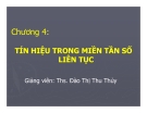 Bài giảng xử lý số tín hiệu - Chương 4