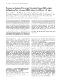 Báo cáo Y học: Transient activation of the c-Jun N-terminal kinase (JNK) activity by ligation of the tetraspan CD53 antigen in different cell types