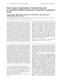 Báo cáo Y học:  Kinetic analysis of hydroxylation of saturated fatty acids by recombinant P450foxy produced by an Escherichia coli expression system
