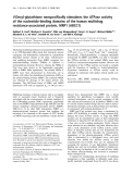 Báo cáo Y học: S-Decyl-glutathione nonspeciﬁcally stimulates the ATPase activity of the nucleotide-binding domains of the human multidrug resistance-associated protein, MRP1 (ABCC1)