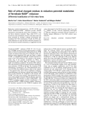 Báo cáo Y học: Role of critical charged residues in reduction potential modulation of ferredoxin-NADP+ reductase Differential stabilization of FAD redox forms