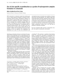 Báo cáo Y học:  Use of site-speciﬁc recombination as a probe of nucleoprotein complex formation in chromatin Micha Schwikardi and Peter Droge ¨