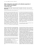 Báo cáo Y học:  Effect of ibuprofen and warfarin on the allosteric properties of haem– human serum albumin A spectroscopic study