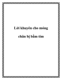 Lời khuyên cho móng chân bị bầm tím