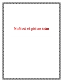 Nuôi cá rô phi an toàn