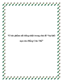 Về tác phẩm nổi tiếng nhất trong chủ đề “Sự khổ nạn của Đấng Cứu Thế"