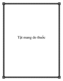Tật mang do thuốc