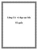 Lũng Cú vẻ đẹp cực bắc Tổ quốc
