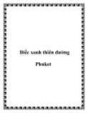 Biếc xanh thiên đường Phuket