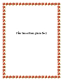 Cần tìm ai làm giám đốc?
