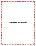 Cùng nhân viên thăng tiến