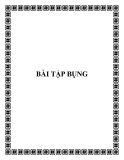 BÀI TẬP CHO CƠ BỤNG SĂN CHẮC