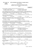 ĐỀ THI CHỌN HỌC SINH GIỎI LỚP 12 NĂM HỌC 2009-2010 Môn: HOÁ HỌC