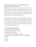 Đọc hiểu -TOEFL- Bài 2