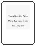 Thạp Đồng Đào Thinh Thông điệp của nền văn hóa Đông Sơn