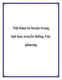 Nội hàm tu luyện trong hội họa truyền thống Tây phương