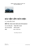 ĐỀ TÀI: TÍNH TOÁN SỨC KÉO ÔTÔ KHÁCH