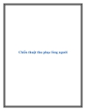 Chiến thuật thu phục lòng người