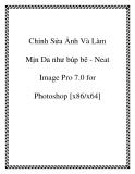 Chỉnh Sửa Ảnh Và Làm Mịn Da như búp bê 