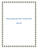 Phương pháp giao tiếp với người thích làm chủ