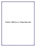 Windows 2000 Server: Những thuộc tính