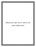 HỘI HỌA MỸ THUẬT BẮC MIỀN TRUNG - NHỮNG NĂM THÁNG KHÔNG QUÊN
