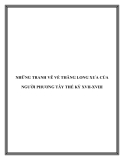 NHỮNG TRANH VẼ MỸ THUẬT VỀ THĂNG LONG XƯA CỦA NGƯỜI PHƯƠNG TÂY THẾ KỶ XVII-XVIII