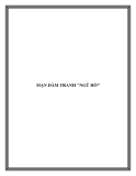 MẠN ĐÀM TRANH "NGŨ HỔ" TRONG MỸ THUẬT