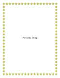 Pro-active Living