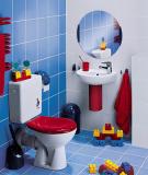 Những ý tưởng sáng tạo trang trí tường phòng tắm của trẻ