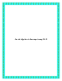 Ẩn các tập tin và thư mục trong OS X