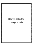 Điều Trị Viêm Đại Tràng Co Thắt