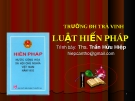 bài giảng về Luật hiến pháp