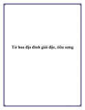 Tử hoa địa đinh giải độc, tiêu sưng