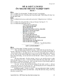 Đề ôn thi tốt nghiệp THPT môn ngữ văn năm 2013 Đề 7