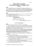 Đề ôn thi tốt nghiệp THPT môn ngữ văn năm 2013 Đề 2