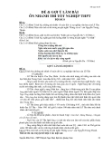 Đề ôn thi tốt nghiệp THPT môn ngữ văn năm 2013 Đề 8