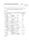 Đề thi chứng chỉ A năm 2008 đề 1