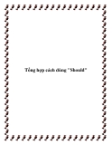 Tổng hợp cách dùng thì