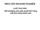 Bài giảng luật kinh tế - Chương 5