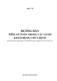 Hướng dẫn tiêm an toàn trong các cơ sở khám bệnh, chững bệnh